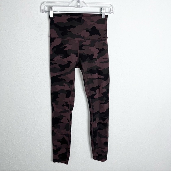 lululemon athletica Pants - Lululemon leggings Women 4 Camo Wunder Train High Rise Tight Athletic Yoga B14